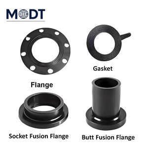 Pe100 nguyên liệu phụ kiện <span class=keywords><strong>HDPE</strong></span> 160mm mặt bích Adapter cho cấp nước áp lực cao ống nhựa stub End sdr17 PN10 - Product Image 6