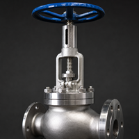 Vanne à soupape à bride en acier inoxydable CF8 avec volant pour l'isolation et le contrôle du débit dans les pipelines industriels