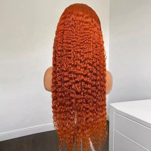 Perruque Lace Front à Petites Boucles, Style Européen et Américain, pour Femme, Longue et Bouclée, Enroulée en Tube, Six Couleurs Blond Platine Naturel 12A - Product Image 4