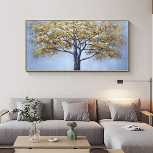 Thiết kế ban đầu vẽ tay trang trí nhà cây vàng vẽ tranh tường sang trọng - Product Image 2