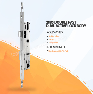 Nhà Sản Xuất Tùy Chỉnh Thực Hiện Backset Cửa Đa Điểm Trượt Cửa Khóa Cơ Thể Mộng Deadbolt Khóa Cơ Thể - Product Image 4