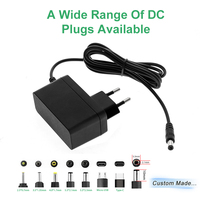 Adaptateur secteur 12V 2.5A 2A 30W 24W Conforme aux normes CE GS EMC LVD Prise EU Design compact Chargeur mural