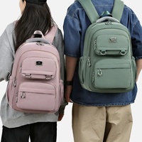 Sac à dos de style coréen britannique grande capacité pour étudiants, sac à dos décontracté imperméable pour ordinateur portable pour femmes et hommes