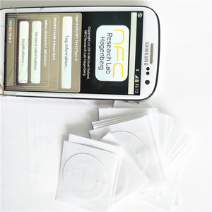 38mm Vòng tự dính RFID NFC dán iso14443a loại 4 mf3icd41 EV1 4Kb 13.56MHz tần số - Product Image 4