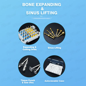 Bor implan pemotongan tulang gigi, Kit Burs burbedah bor gigi - Product Image 5