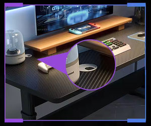 <span class=keywords><strong>Escritorio</strong></span> de Computadora de Madera con Altura Ajustable, <span class=keywords><strong>Escritorio</strong></span> para Juegos, E-sports, Transmisión en Vivo, Trabajo y Estudio - Product Image 4