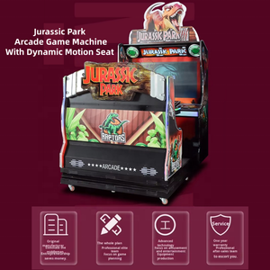 Jurassic Park <span class=keywords><strong>Dinosaur</strong></span> Shooting Simulator Commercial Laser Tag Equipment Gunfight Training Máquina de Arcade que funciona con monedas - Product Image 4