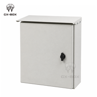 Gabinete Eléctrico con Ventilación Personalizada, de Aluminio Galvanizado, para Montaje en Pared Exterior, Caja de Panel de Control Industrial