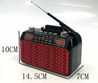 Meier M-533BT-S Portable En Plein Air D'urgence Radio De Bolsillo Con Panneau Solaire Panneau Lumineux Alimenté Lampe De Poche Am Fm Radio