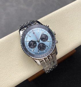 2025 mới cao cấp sang trọng đa chức năng thép không gỉ của nam giới Chronograph Xem với 22mm băng thông con trỏ quay số thiết kế - Product Image 1