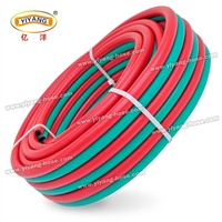 Tuyau de compresseur d'air flexible en PVC de style coréen pour soudage jumeau, transporte l'oxygène et l'acétylène