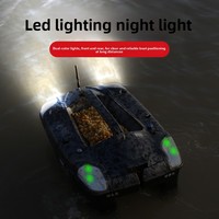 Bateau télécommandé haut de gamme Z65 avec GPS/BeiDou, sondeur de poissons sans fil haute puissance avec visuel, autonomie de 5 heures
