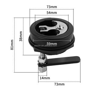Loquet de <span class=keywords><strong>porte</strong></span> de <span class=keywords><strong>remorque</strong></span> de camping-car en nylon pour matériel marin, loquet à fermeture automatique encastré, loquet de trappe de <span class=keywords><strong>bateau</strong></span> à levage - Product Image 6