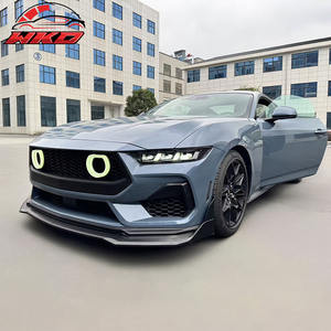 ลิ้นกันชนหน้าสำหรับฟอร์ด มัสแตง ปี 2024-2026 ชุด 5 ชิ้น สปอยเลอร์สีดำด้าน ดิฟฟิวเซอร์กันชนล่าง ป้องกันกันชน - Product Image 2