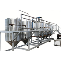 Usine de raffinage d'huile de cuisson, machine de dégommage et de déacidification, équipement de décoloration et de désodorisation