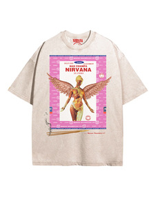 <span class=keywords><strong>T</strong></span>-<span class=keywords><strong>shirt</strong></span> à manches courtes pour homme avec motif <span class=keywords><strong>Nirvana</strong></span> In Utero Angel, col rond <span class=keywords><strong>vintage</strong></span> délavé, tee-<span class=keywords><strong>shirt</strong></span> streetwear groupe rock - Product Image 4