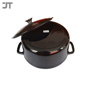 <span class=keywords><strong>Cocotte</strong></span> <span class=keywords><strong>en</strong></span> <span class=keywords><strong>fonte</strong></span> de grande taille, ronde, nouvelle, avec couvercle - Product Image 4
