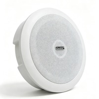 Haut-parleur de plafond PA ABS 20W 90dB avec transducteur 5 pouces réglable 10W/20W pour magasin, hall et diffusion publique