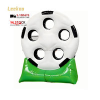 Jeu gonflable de sport de tir de football de logo personnalisé commercial but de football gonflable jeux de sport de football de vinyle de PVC pour des enfants