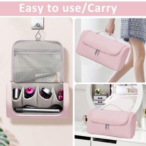 Custom Logo PU Waterproof Travel Portable <b>Makeup</b> Cosmetic Bag for Hair Dryer & Curling Iron Storage <b>Case</b> - Product Image 6