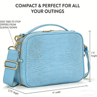 Sac à langer multifonction de luxe en PU résistant à l'eau, pochette pour poussette, sac à bandoulière, sac à couches, sac à lingettes