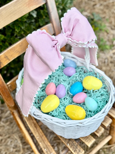 Pañuelo para Envolver Bebés al por Mayor con Ribete de Encaje, Lazo para Canasta de Pascua con Monograma de Conejito, Pañuelo para Envolver Recién Nacidos, Ropa para Bebés 2026 - Product Image 3