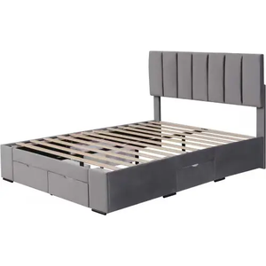 <span class=keywords><strong>Letto</strong></span> Matrimoniale Moderno <span class=keywords><strong>140x200</strong></span> in Legno con Contenitore - Product Image 5