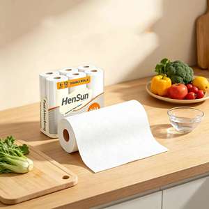 Rouleau de papier essuie-tout de cuisine en pâte de bois de haute qualité pour usage domestique et professionnel - Product Image 4