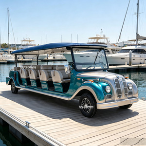 Chariot électrique rétro multifonctionnel personnalisé pour le transport touristique dans les grands salons professionnels, les jardins et les parcs culturels urbains - Product Image 1