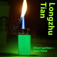 Briquet torche nouveau produit allume-cigare portable coupe-vent avec briquet de luxe à double flamme
