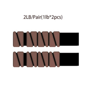 Custom Logo Brown Pilates Accessories Silicone <b>Dumbbells</b> Beam Ankle <b>Weights</b> Chocolate Caramel Fitness Gym Yoga Powder Kits - Product Image 3