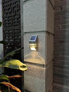 Lámpara de pared para exteriores de alta eficiencia 4V 0,33 W China Direct LED Sensor de movimiento solar Montado en la pared - Product Image 5