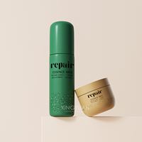 XINGYUAN Bouteilles compte-gouttes en plastique pour lotion Pot de crème Bouteille cosmétique personnalisée Ensemble d'emballage pour soins de la peau