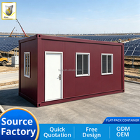 Vente en gros de maisons conteneurs de 20 pieds, bureaux mobiles en kit, mini-maisons, maisons conteneurs modulaires, maisons préfabriquées pour usage extérieur