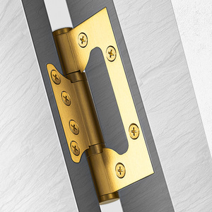 Charnières de porte papillon en laiton de 4 pouces pour portes en bois <span class=keywords><strong>d</strong></span>'hôtel et de maison - Vente chaude - Product Image 2