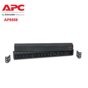 APC PDU AP9559 монтируемый в стойку дюймовый блок распределения питания (PDU) Basic 1U 16A 208 и 230V (10)C13 и (2)C19 16a PDU C13 - Product Image 1
