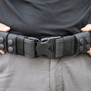 Venta al por mayor 2 "Nylon PP correas de liberación rápida hebilla duradera cinturón táctico resistente con 4 guardianes guardia de seguridad uso al aire libre - Product Image 4