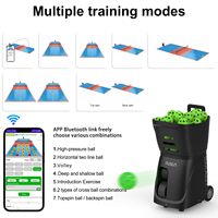 Sistema de Entrenamiento Profesional de Pickleball PP-Smart Pro, 80 Pelotas, Control Remoto por Aplicación de Doble Modo, Máquina de Pelotas de Grado Comercial y para Clubes