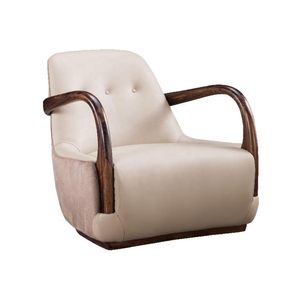Gambe in legno massello in vera pelle <span class=keywords><strong>Vintage</strong></span> in vera pelle singola poltrona poltrona divano soggiorno <span class=keywords><strong>mobili</strong></span> - Product Image 5