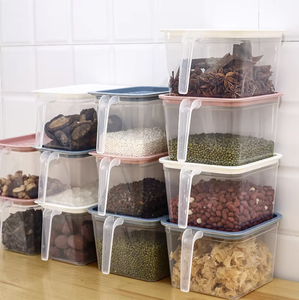 Gran oferta, caja multifunción para alimentos de cocina, caja contenedora de alimentos, caja de almacenamiento para refrigerador con asa - Product Image 6