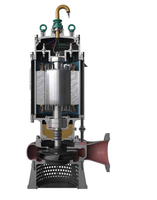 Pompe submersible pour eaux usées en fonte série SUOU WQ(B), haute pression, grand débit, installation facile, pompe de drainage des eaux usées