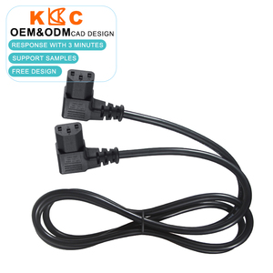 Cable de Alimentación NEMA 5-15P a C13 en Ángulo Recto, 13A 125V, para Hervidor, Olla Eléctrica, Horno Eléctrico - Product Image 1