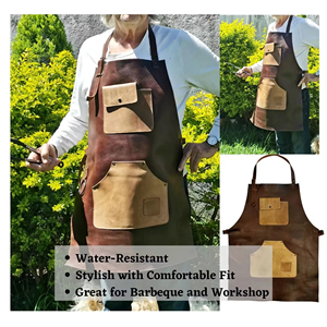 Delantal de cocina de carnicero y barbacoa de Chef profesional Delantal de cuero original de último diseño a la venta ahora - Product Image 6