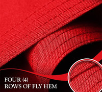 Luxe Premium Broderie 3x5 Drapeau Haïtien Heavy Duty 210D Nylon Plus Longue Durée 3x5 Bannière en Style Premium Fanion