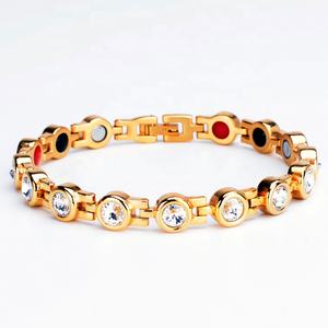 <span class=keywords><strong>Amazon</strong></span> vente en gros de bracelet magnétique à énergie scalaire en acier inoxydable au germanium biologique sain pour hommes et femmes - Product Image 2