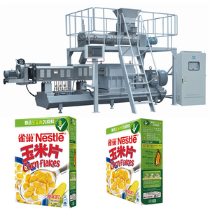 Jinan mũi tên tự động dinh dưỡng ăn sáng ngũ cốc nướng ngô mảnh làm cho máy thực phẩm đùn 100-1500 Công suất kg/giờ PLC - Product Image 2