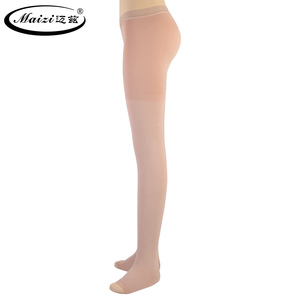 Pantimedias de compresión opacas beige con punta abierta, soporte firme de 20-30mmHg para mujeres, ayudan a aliviar las venas varicosas, edema, hinchazón - Product Image 4