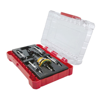Broca avellanadora de carburo de tungsteno HSS con vástago hexagonal TC-Tools, con profundidad ajustable (0-12mm) y reemplazable
