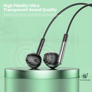 سماعات أذن استريو موسيقي من النوع C خفيفة الوزن للغاية سماعات أذن سلكية للهاتف المحمول العالمي - Product Image 4