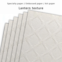 Papier d'art spécial texturé blanc gaufré, matériaux recyclés, 100-400 GSM, commandes personnalisées pour l'impression d'emballages universels